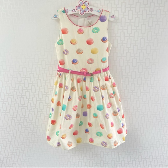 Girl’s French Macarons, Iced Gem Biscuits and Donuts Afternoon Tea Dress - Picture 9 of 12